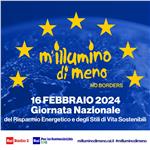 Flyer della campagna radiofonica M'illumino di meno 2024 (Fonte: https://www.rai.it/milluminodimeno/