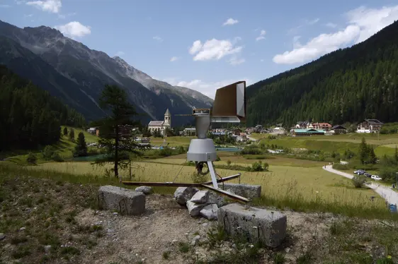 Pollenfalle Sulden (Foto: Landesagentur für Umwelt und Klimaschutz, Bucher)