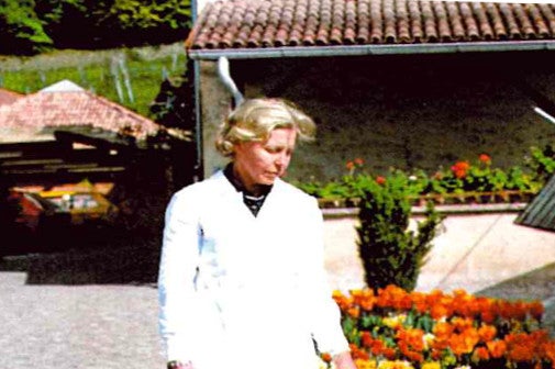 Prof. Ina Schenk, prima direttrice del Laboratorio biologico di Laives (Fonte: Annuario del Laboratorio biologico)