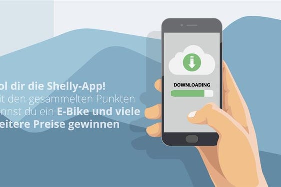 Mitmachen, Shelly-App herunterladen und gewinnen!