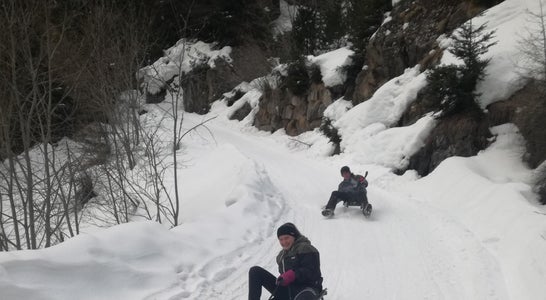 Rodelausflug an der FS Salern Rodelausflug an der FS Salern