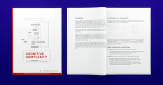 Cognitive Complexity White Paper Cover and internal pages