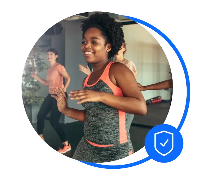 female in dance class