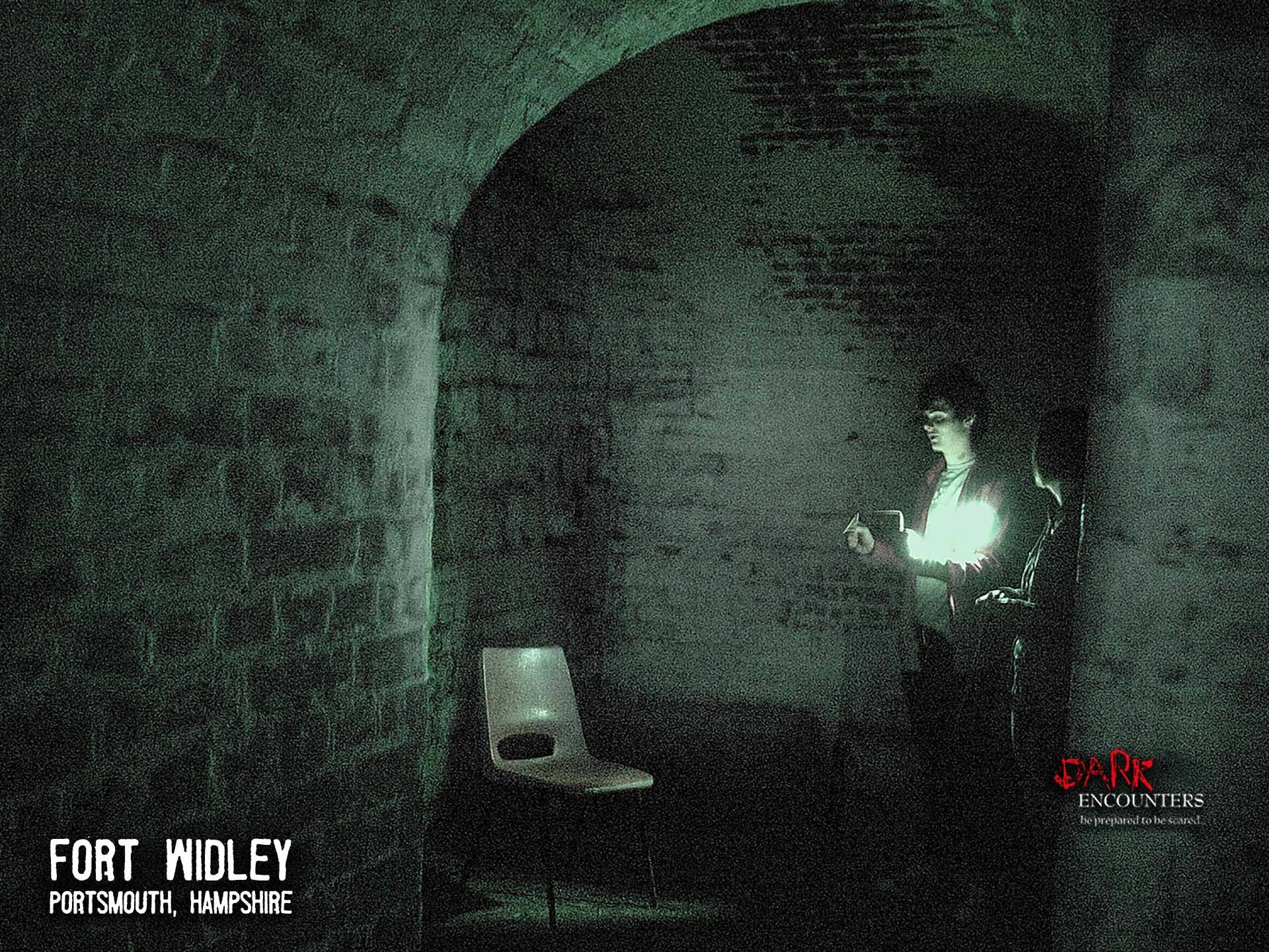 An inside view of Fort Widley, another haunted location