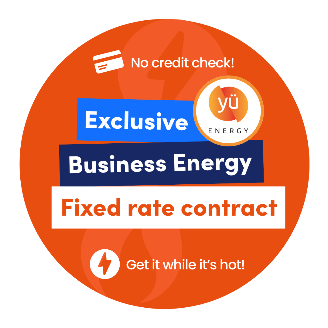 Exclusive Yu Energy Business Energy Deal. No credit check. Get it while it's hot.