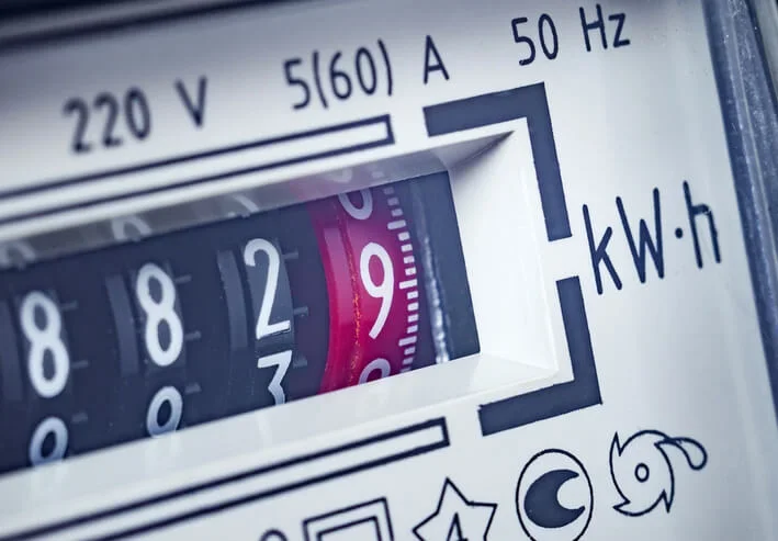 An energy meter counter. Check your meter is working properly to avoid possible energy theft.