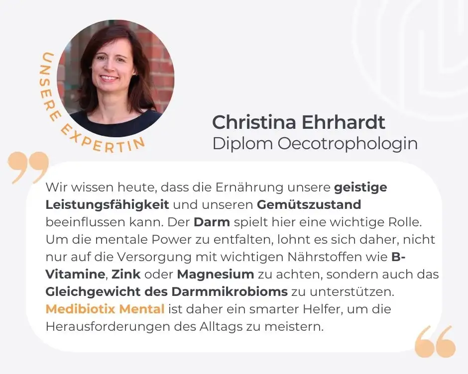 Kommentar einer Ernährungswissenschaftlerin in einer Sprechblase.