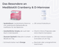 Vorteile Gegenüberstellung von MedibiotiX Cranberry & D-Mannose im Vergleich zu anderen Produkten.