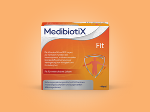 Orangene Medibiotix Fit Packung.