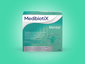 Türkise Produktverpackung von Medibiotix Mental.