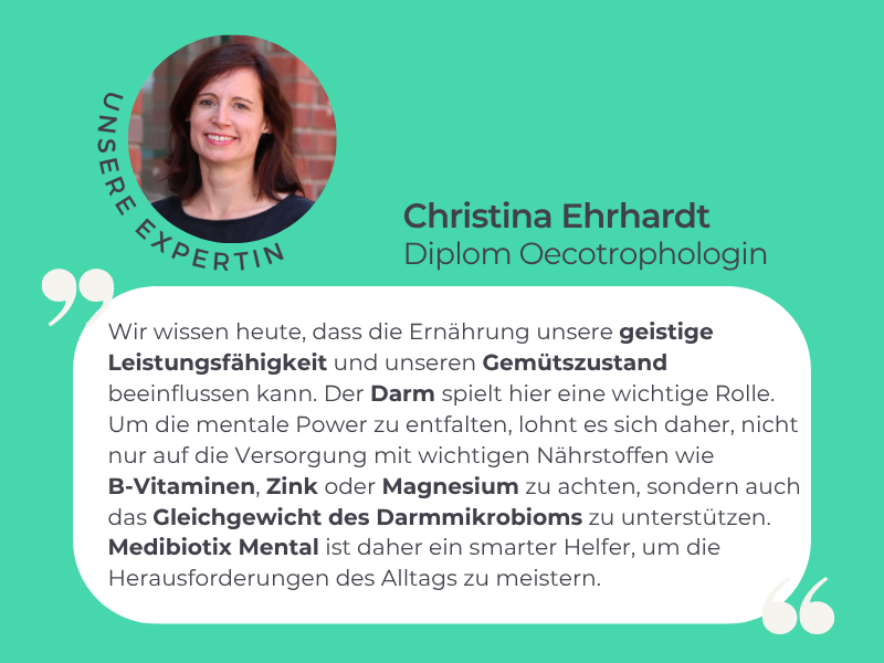 Kommentar einer Ernährungswissenschaftlerin in einer Sprechblase.
