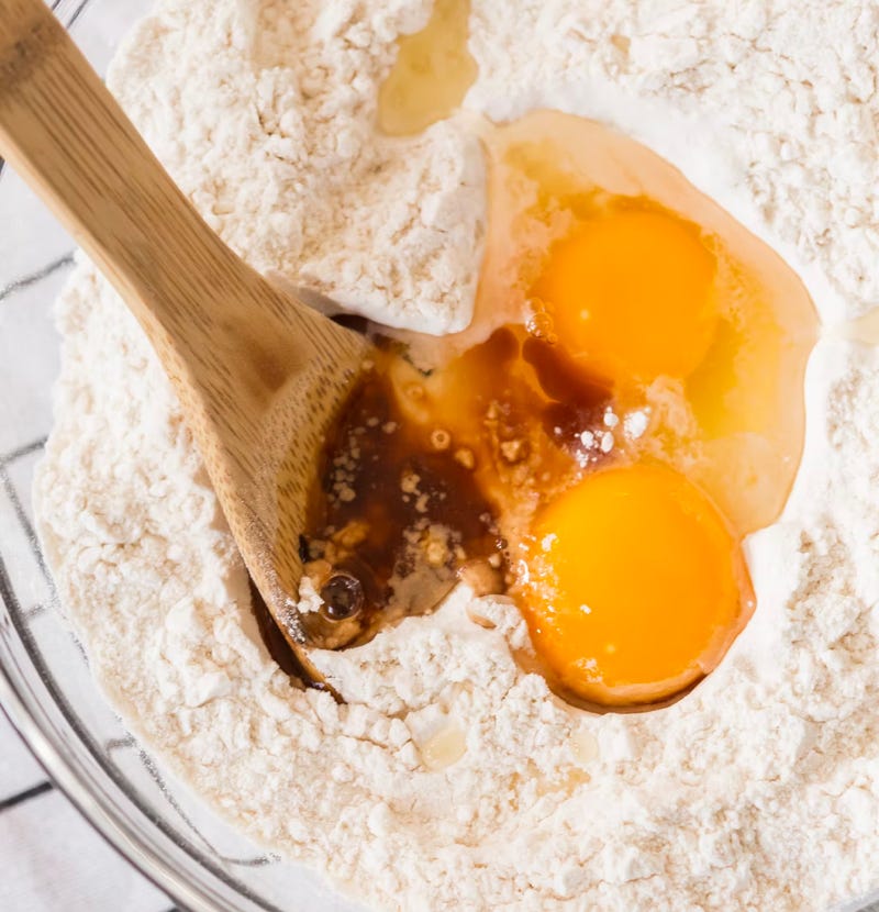 Eggs and flour