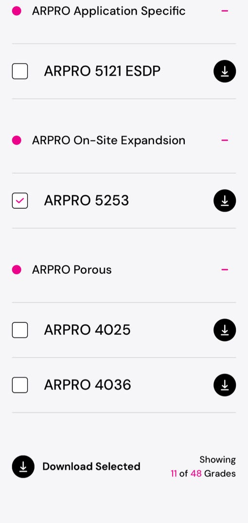 ARPRO Image Mobile Listing