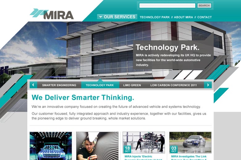 Mira homepage