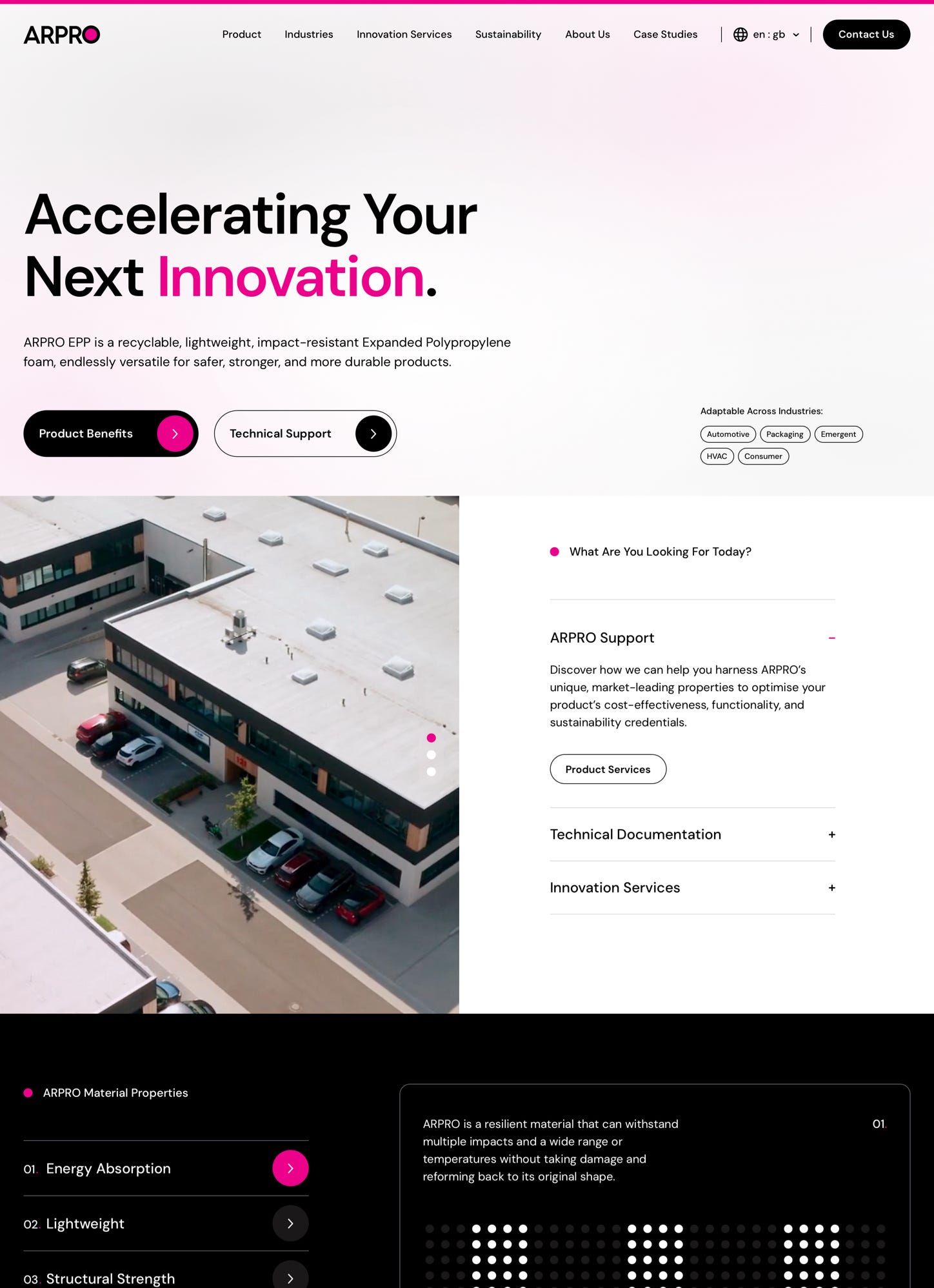 ARPRO Image Cluster Homepage
