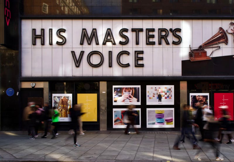 hmv signage