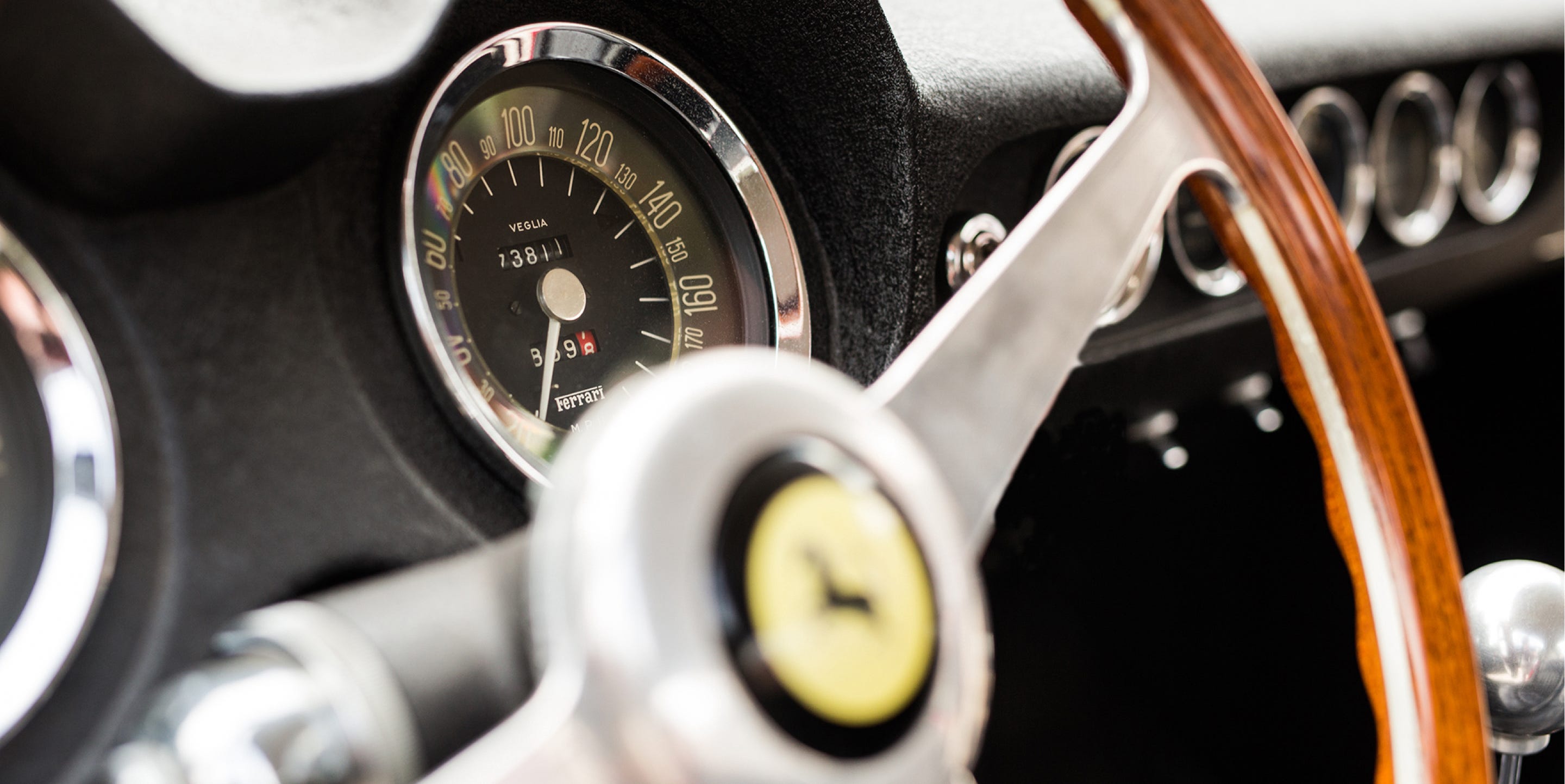 Classic Ferrari dashboard