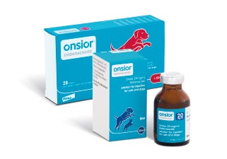Bottle and packaging - Onsior for Dogs