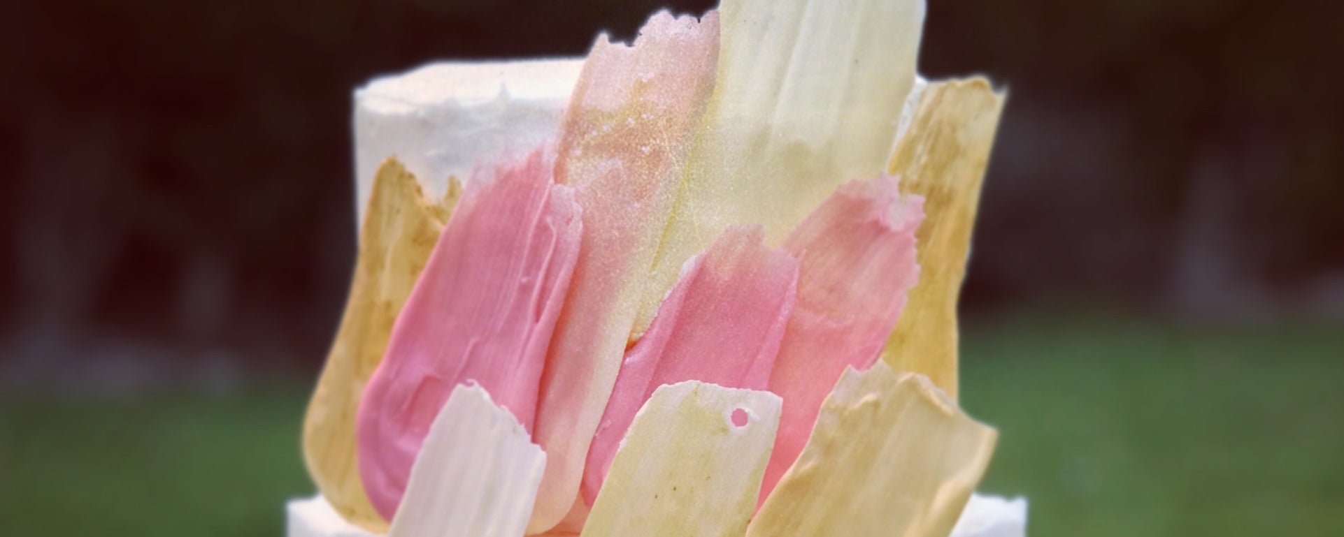 How to Decorate a Brushstroke Cake