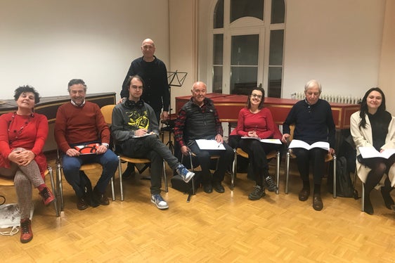 Gruppo di allievi (foto: Vivaldi)