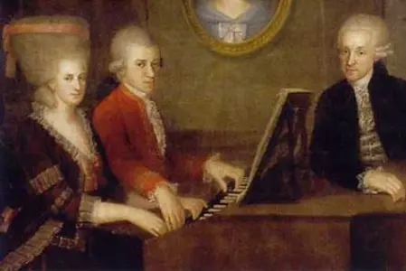 Dipinto di Mozart (foto: Vivaldi)