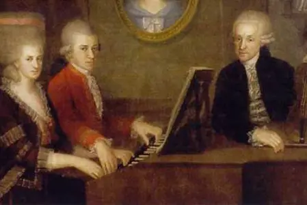 Dipinto di Mozart (foto: Vivaldi)