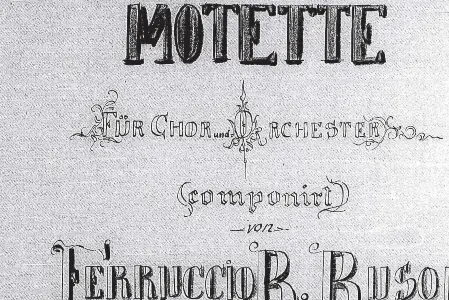 Frontespizio mottetto (foto: Marina Rubbo)