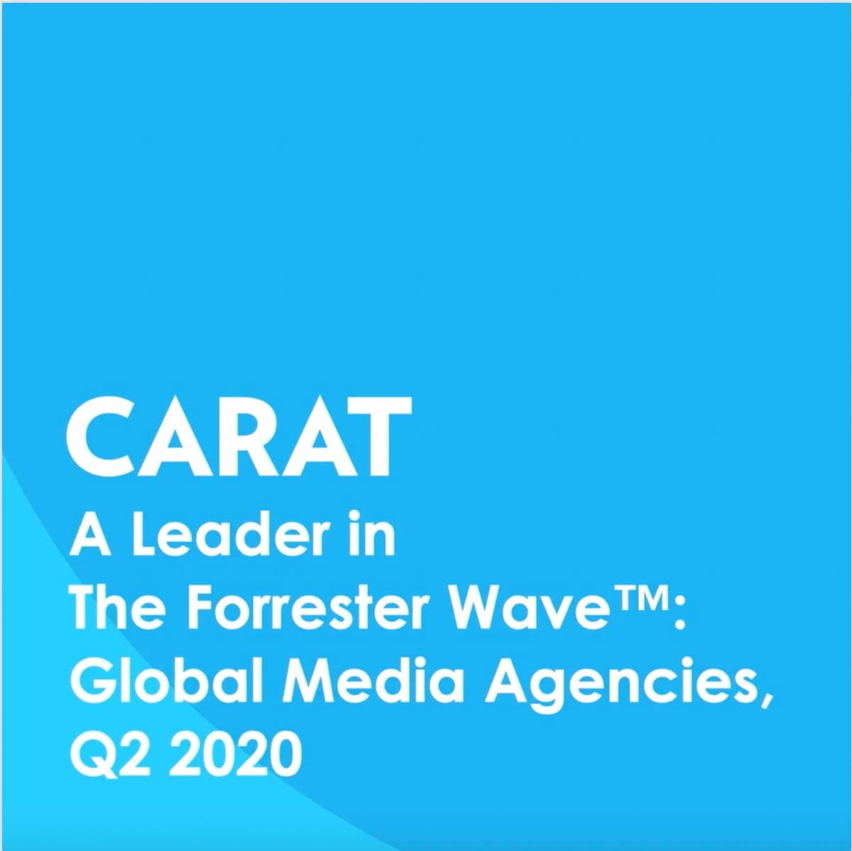 Carat uitgeroepen tot leider onder wereldwijde mediabureaus