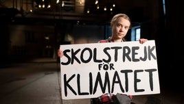 School strike for climate (Skolstrejk för klimatet) - Greta