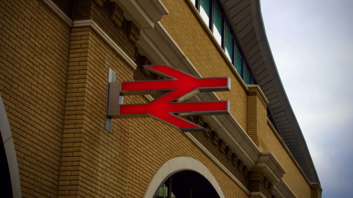 British Rail sign on building