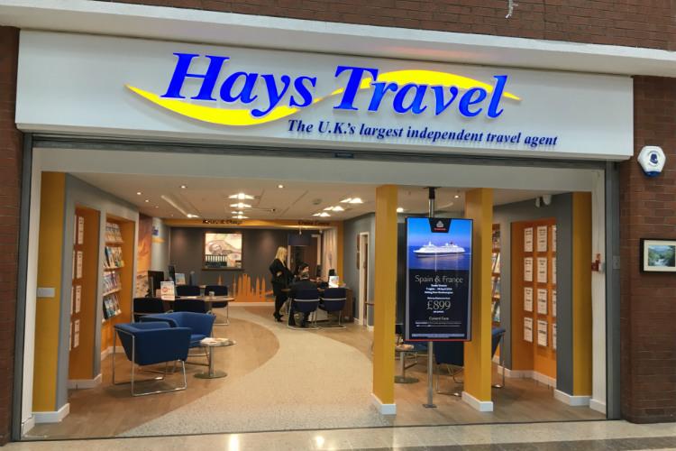 A Hays Travel retail store