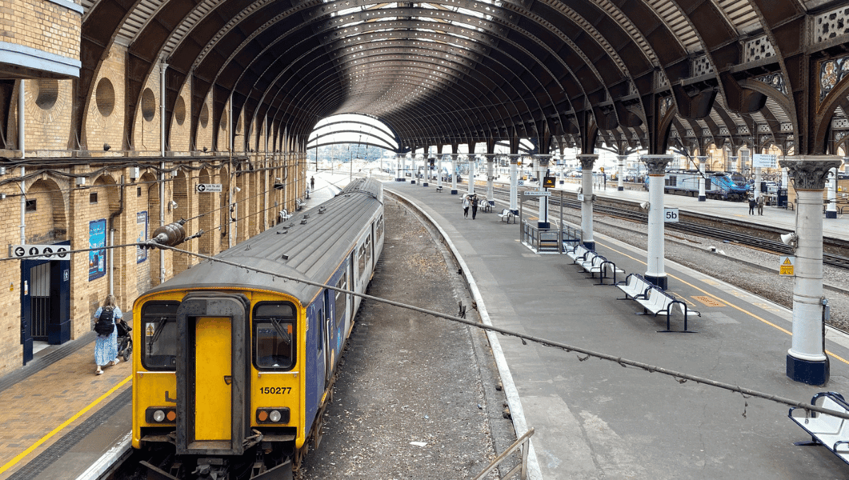 Transpennine Express train at York station