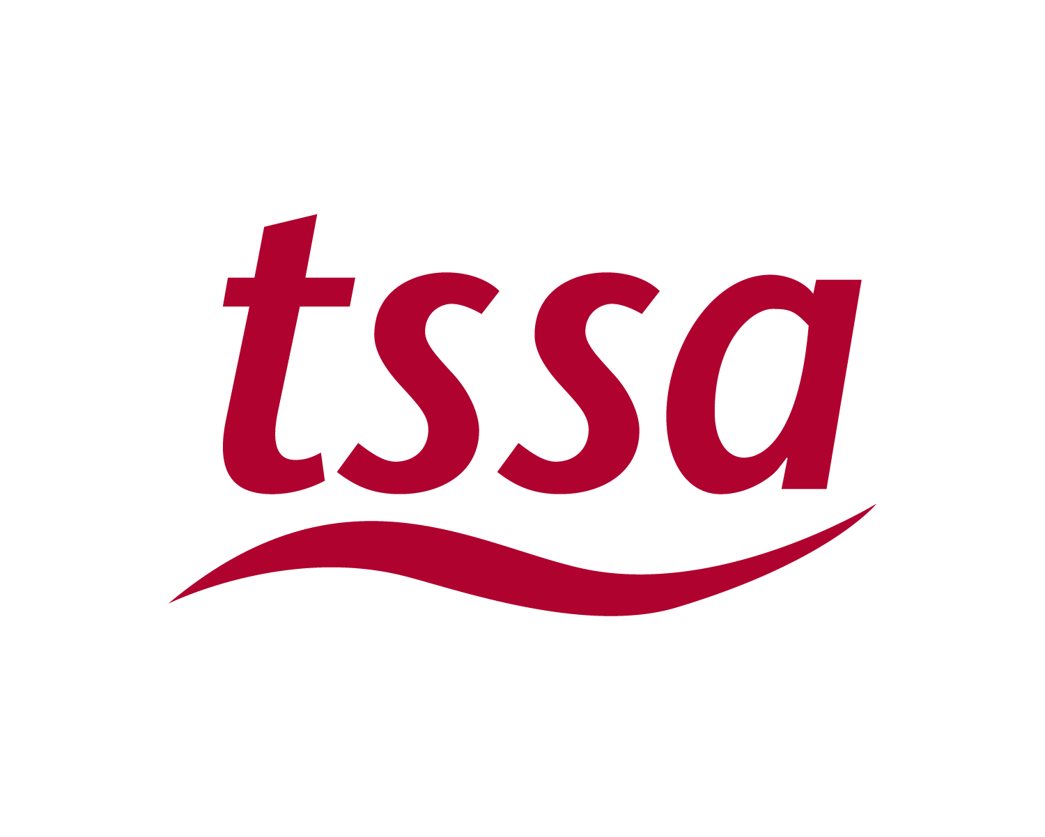 Red letters TSSA logo on white background