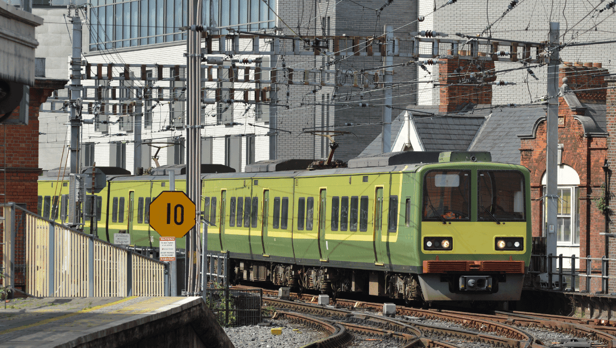 Dublin suburban train