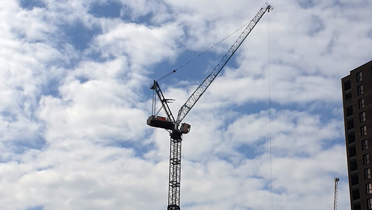 Crane at a North London building site ©Donnacha DeLong