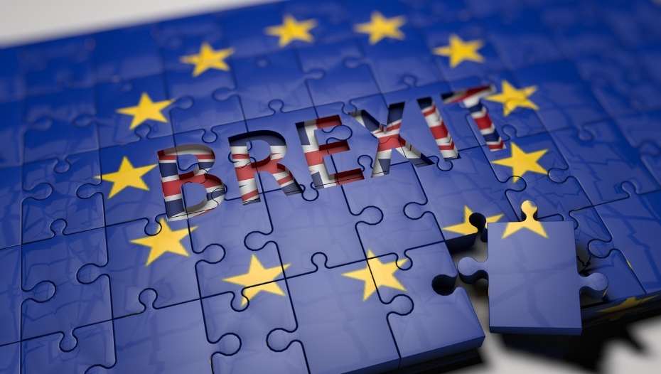 A puzzle with the word Brexit on it