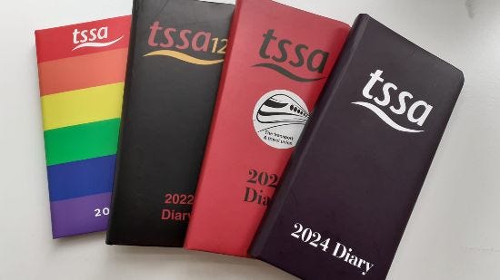 A collection of TSSA Diaries