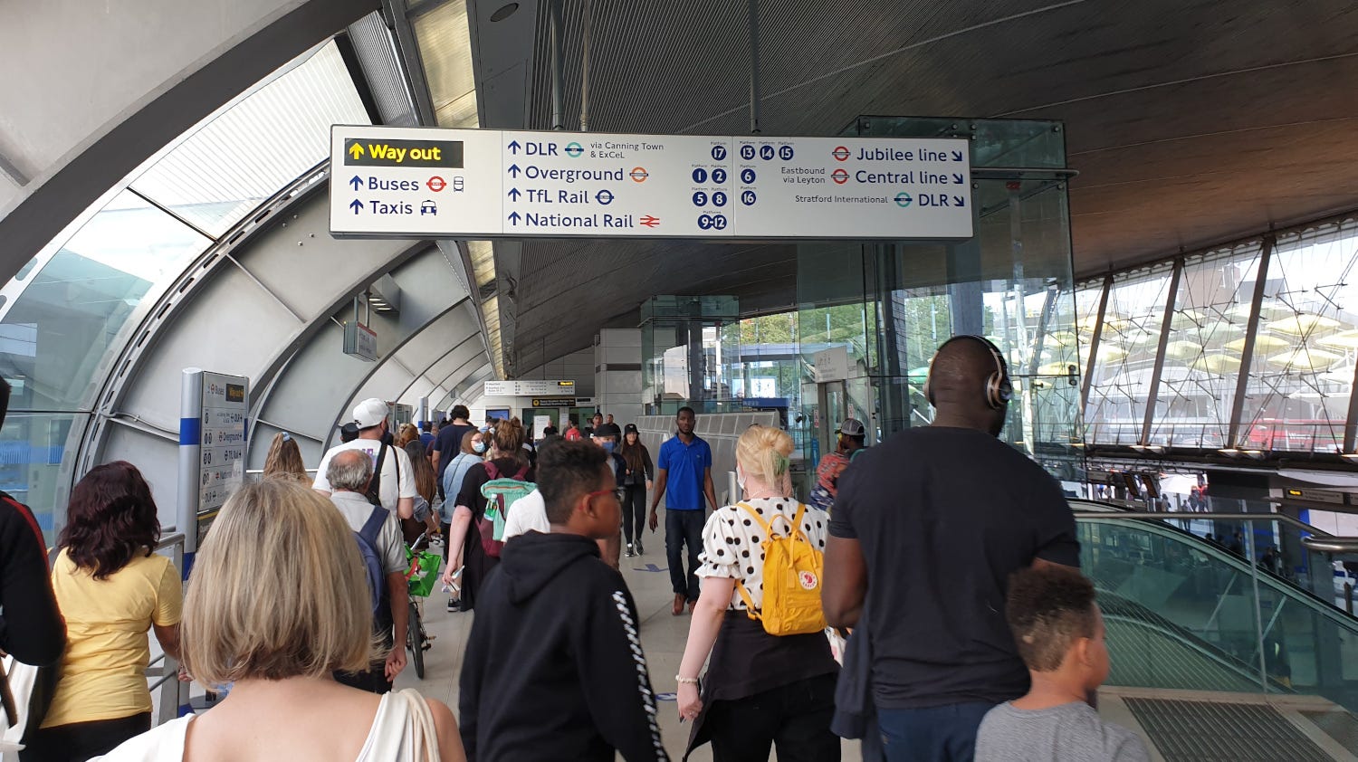 TfL signage in Stratford station ©Donnacha DeLong