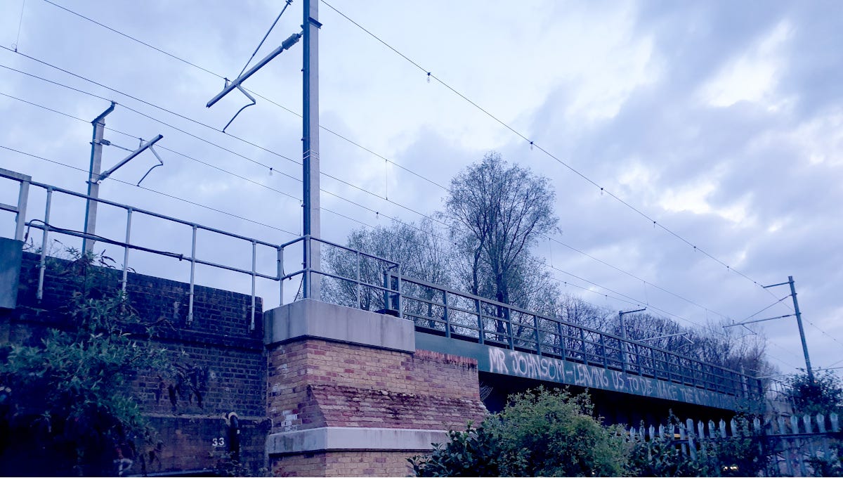 London Overground bridge on the electrified Gospel Oak-Barking line ©Donnacha DeLong