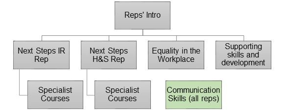 Diagram showing education pathways