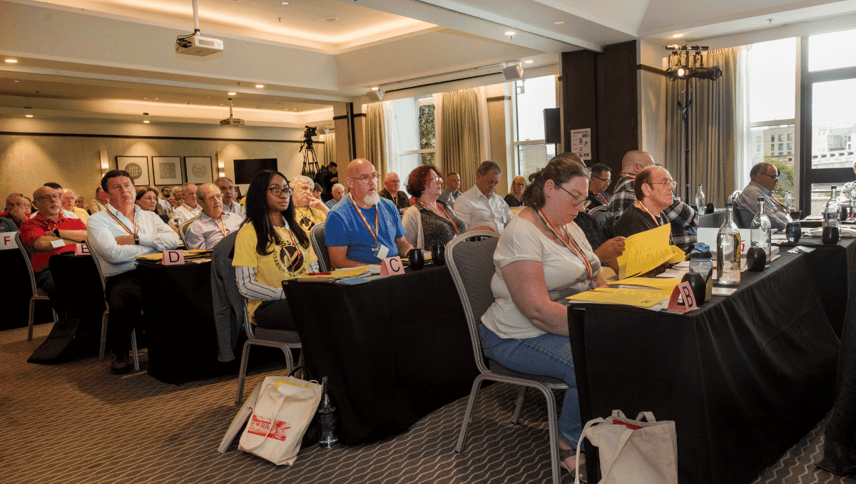 Delegates seated at TSSA conference 2019