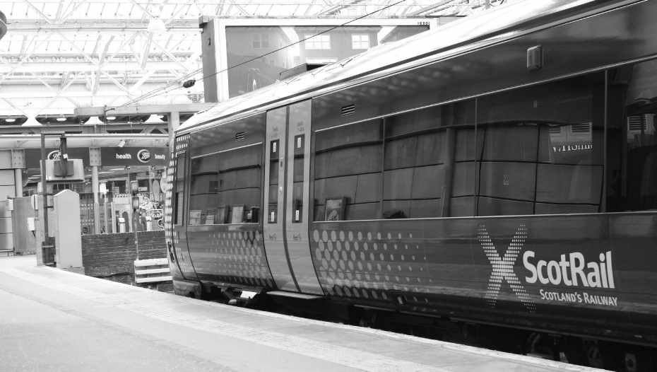 Scot Rail train in station