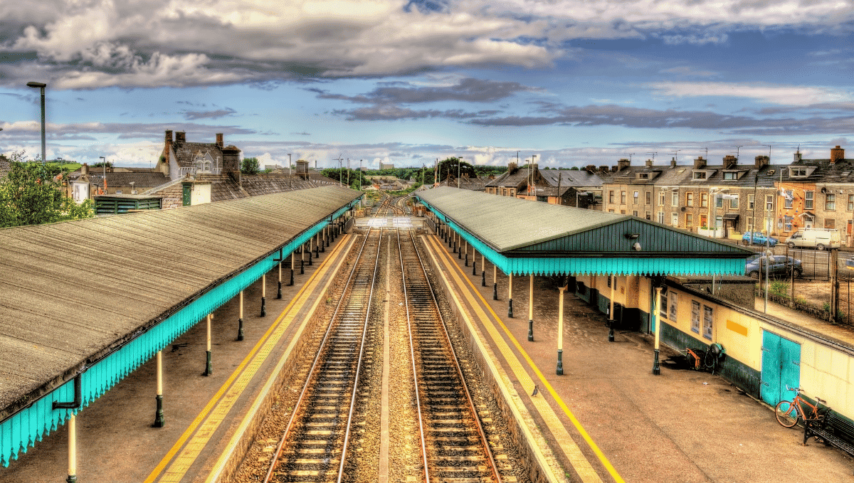 Coleraine railway station, county Londonderry, Northern Ireland