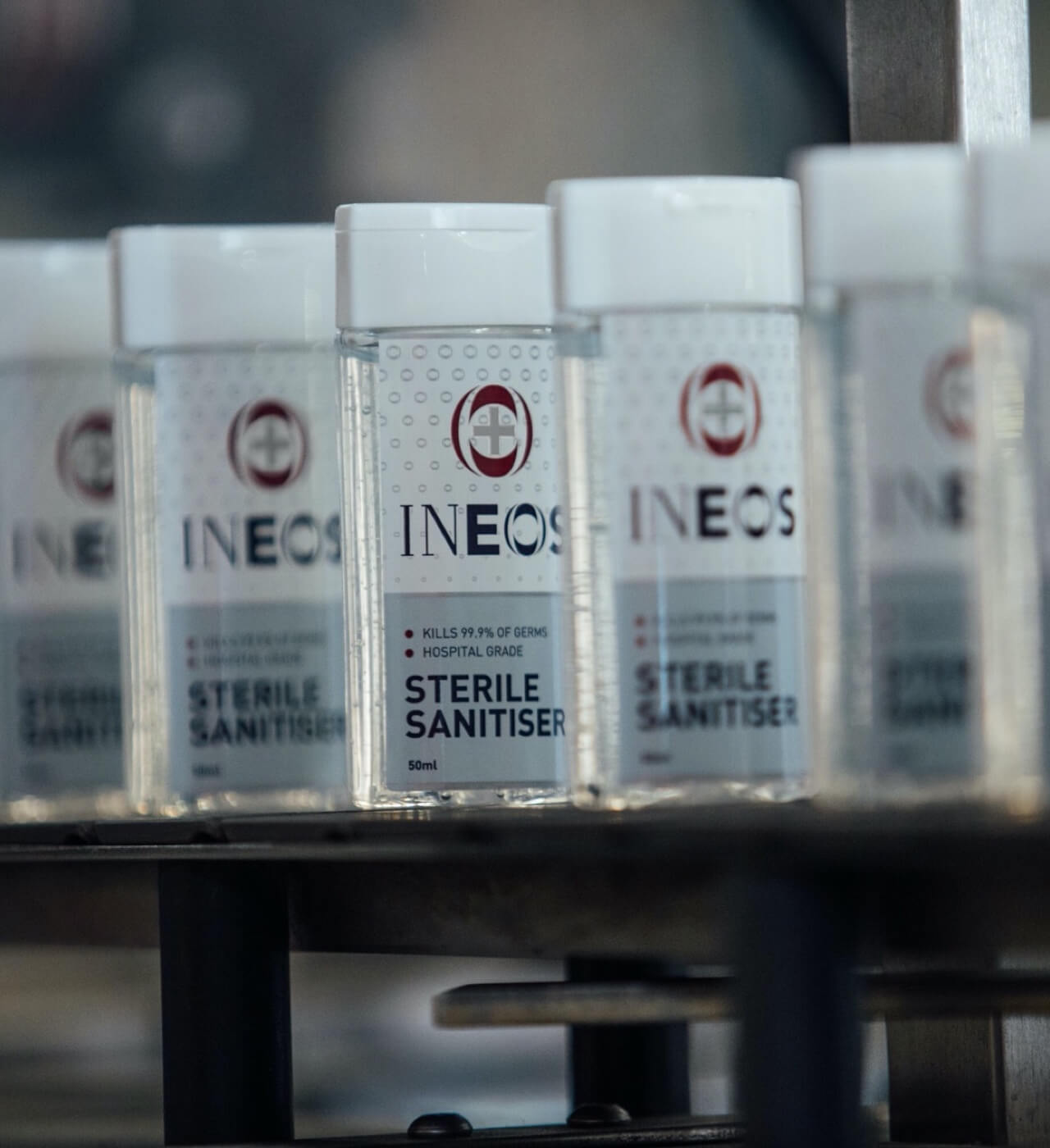 INEOS Hand Sanitiser in production