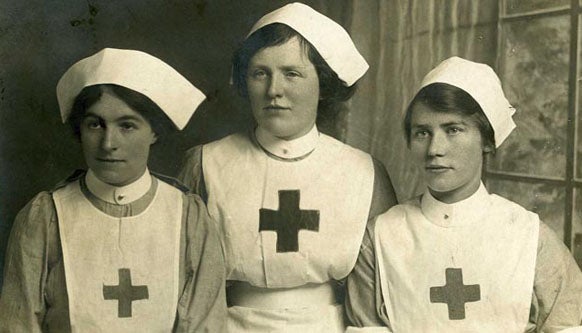 Three members of the VAD at St Paul’s, Newport.