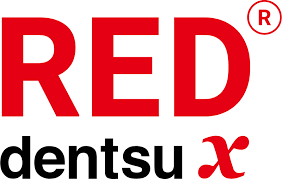 RED dentsuX Logo