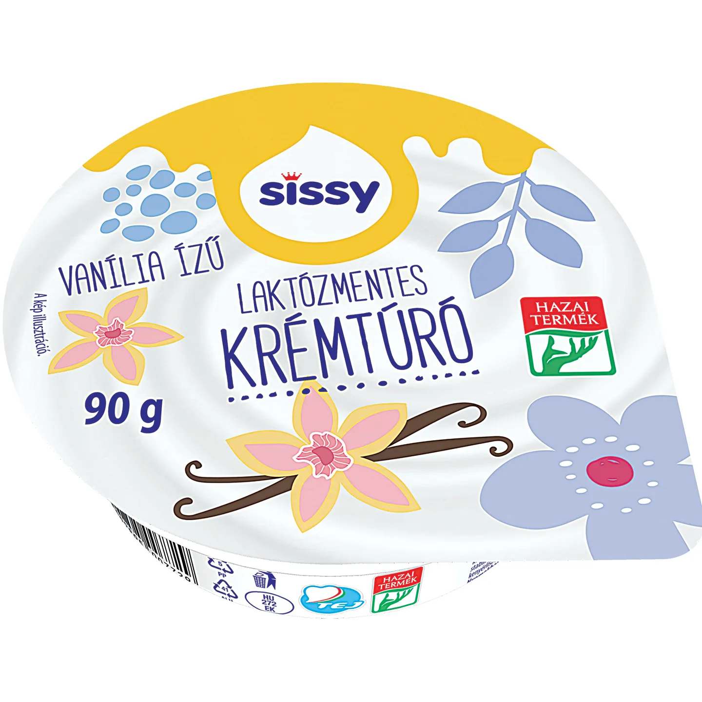 SISSY LAKTÓZMENTES KRÉMTÚRÓ VANÍLIA 90G