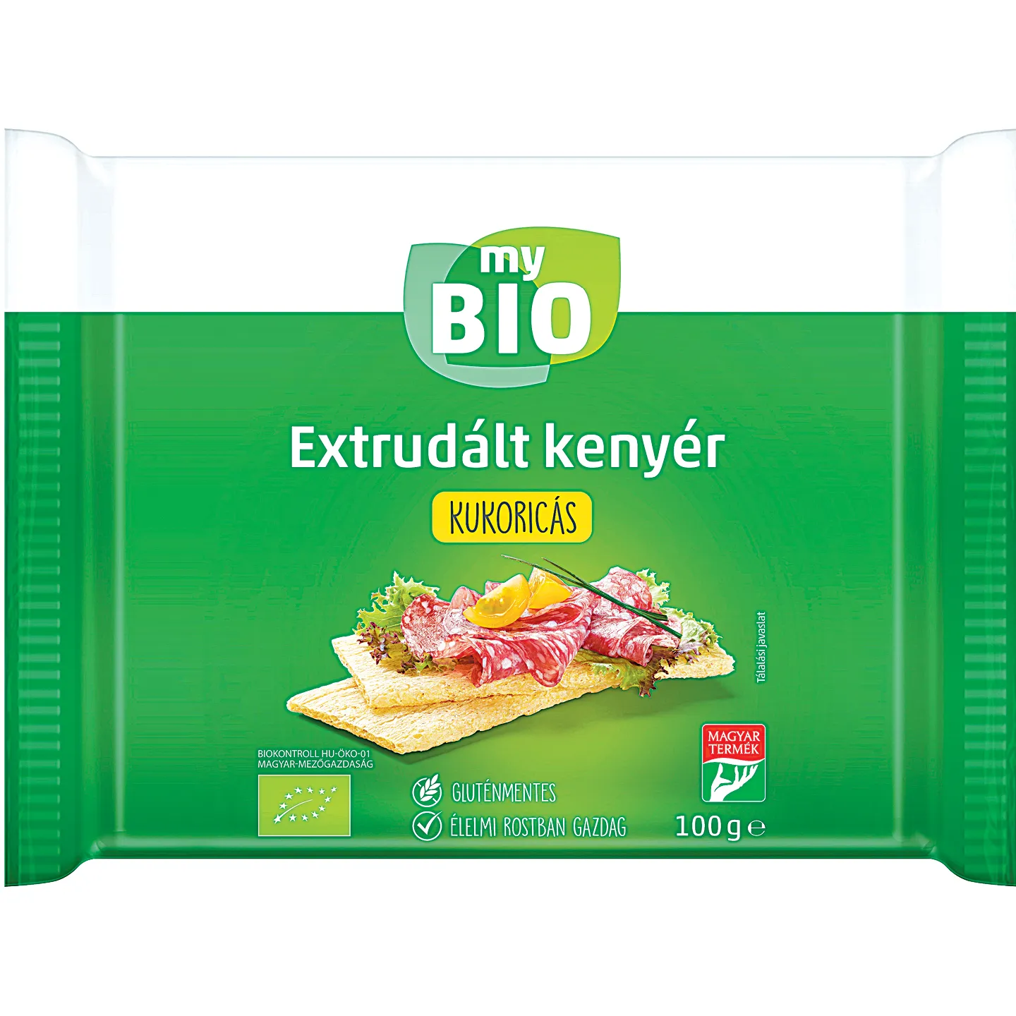 MY BIO EXTRUDÁLT KENYÉR, KUKORICÁS 100G