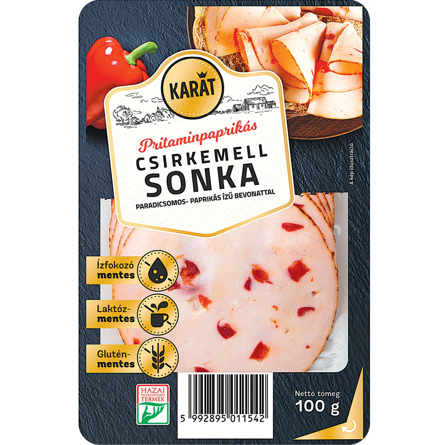 KARÁT CSIRKE MELL SONKA PRITAMINPAPRIKÁS 100G