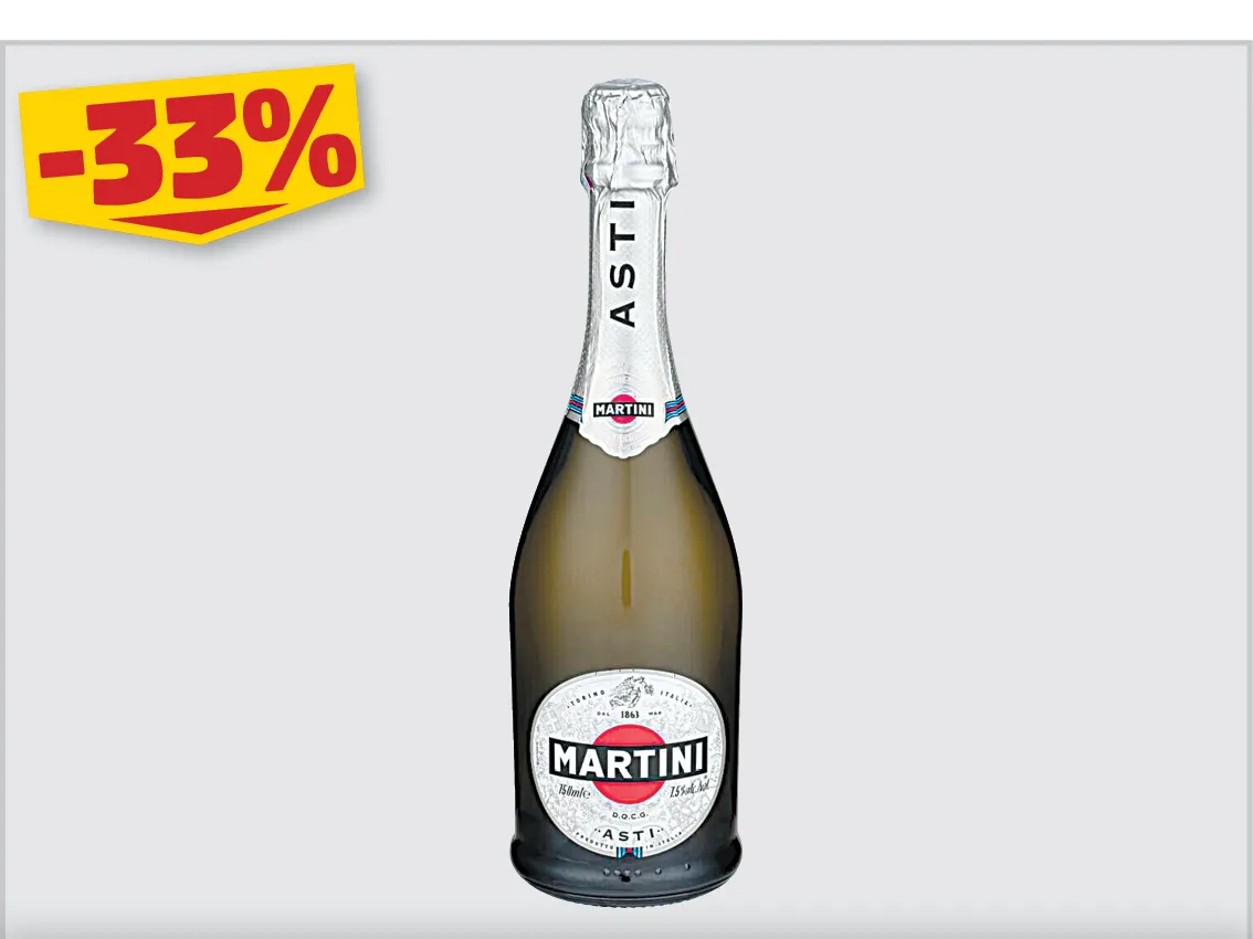 ASTI MARTINI 0,75L, 4 499 Ft helyett 2 999 Ft